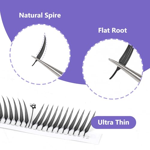 Anime Spire Lashes Premade Fans 10mm C Curl Eyelash Extensions