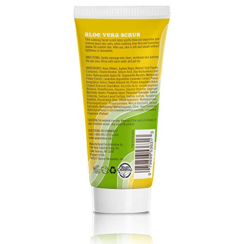 Queen Helene Facial Scrub, Aloe Vera, 6 Oz (Packaging May Vary)