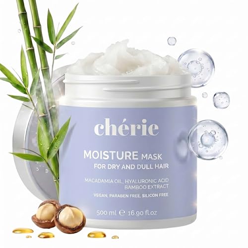 Chérie Deep Conditioning Hair Mask - Macadamia Oil & Hyaluronic Acid 16.9oz