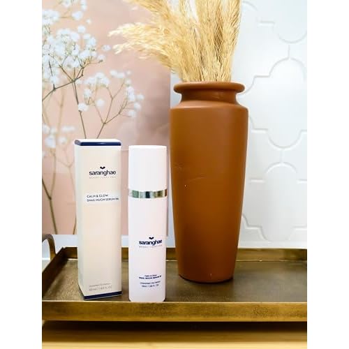 Love Saranghae Calm & Glow Snail Mucin Serum 96 ? Hydrating Facial Essence with Korean Skincare Formula for Smooth, Dewy Skin ? Lightweight, Non-Sticky Texture for Daily Use