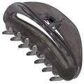 Camila Paris CP3124 Gray 3.5-Inch Large French Hair Claw Clip for Thick & Fine Hair