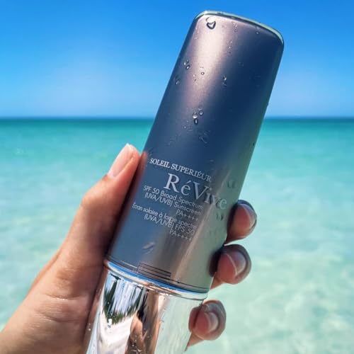 RéVive Soleil Superieur Broad Spectrum SPF 50 Sunscreen - Anti-Aging Sun Care, Ultra-Transparent, Skin Barrier Repair (1.7 oz)