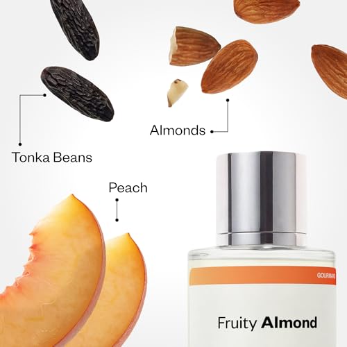 Dossier Fruity Almond Women EDP 1.7 Fl Oz - Inspired by Good Girl, Long-Lasting, Vegan, Gift Box
