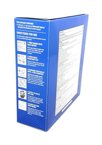 Kirkland Signature 5% Minoxidil Foam for Men - 6 Month Supply
