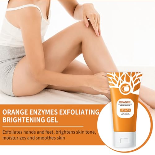 Orange Exfoliating Gel Scrub - Deep Cleansing Face & Body