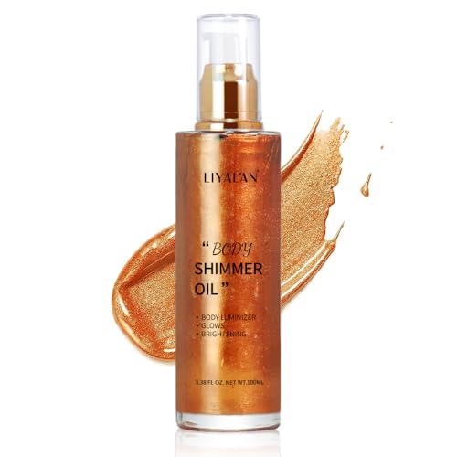 Shimmer Body Oil Liquid Highlighter - 3.38 fl oz