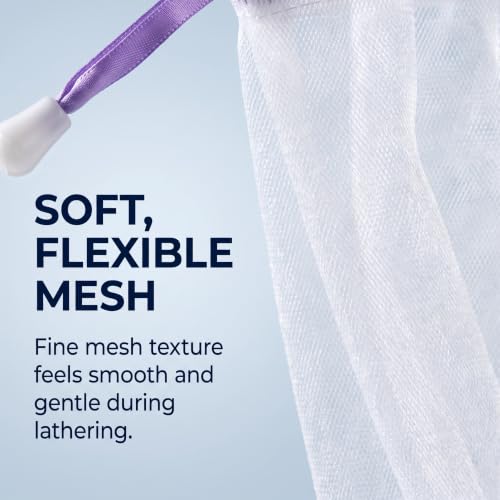 10 Pack Mesh Soap Saver Bags with Drawstring for Shower and Travel