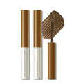 2 Pcs Tinted Eyebrow Cream,Ultra-Fine Brush Tinted Brow Gel Waterproof Long Wear Eye Brow Mascara Transfer-proof Natural Brow Makeup without Clumping, Light Brown