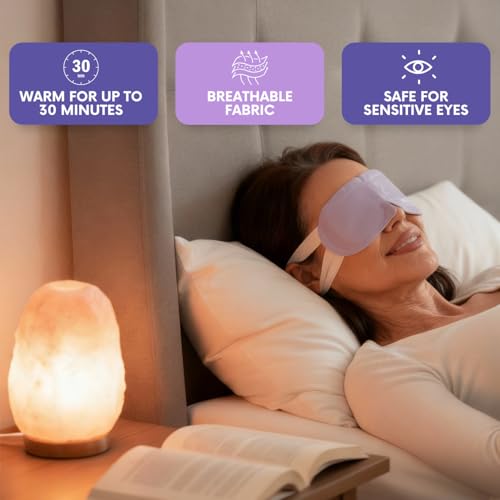 Self-Heating Steam Eye Mask for Sleep & Dry Eyes, 16 Pack