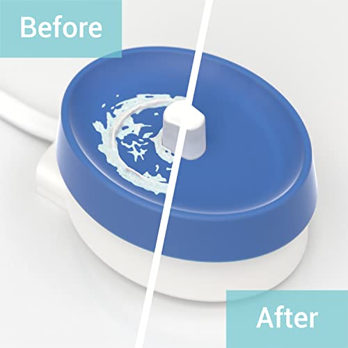 Silicone Clean Cover for Oral-B Toothbrush Charger Base - Quickly Rinse Away Gunk - Colorful Identifiers for Families