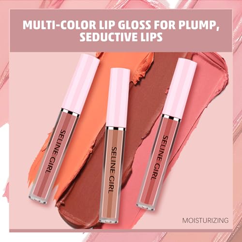 Matte Lip Gloss 12 Shades - Creamy, Long-Lasting Lipstick
