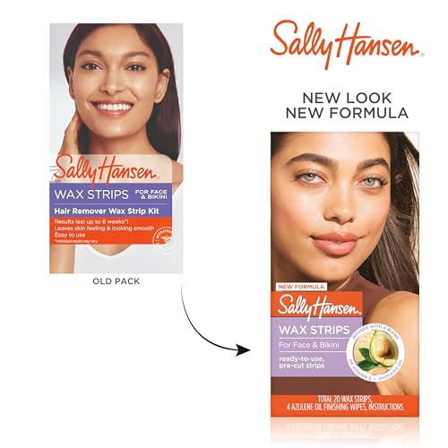Sally Hansen Wax Strips Face & Bikini Hair Removal Kit 20 Count