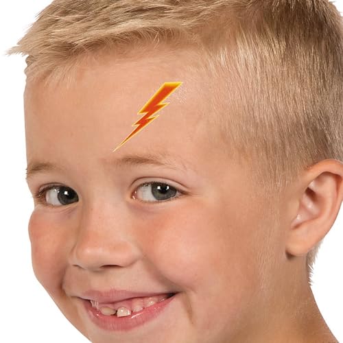 Lightning Bolt Temporary Tattoos Bulk 72-Pack Party Favors