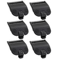 6 Pack Compatible with Wahl 1/2 Clipper Guard,Trimmer Guard Replacement Compatible with Most Wahl Clippers,Clipper Guide Comb #3137-101,#1/2-1/16",1.5mm Black.