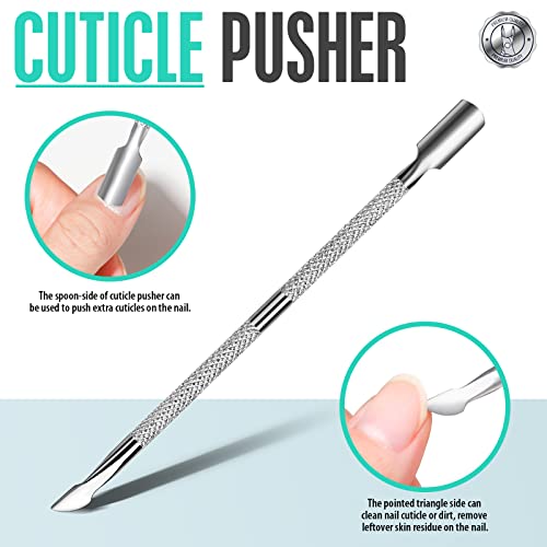 Fandamei Stainless Steel Cuticle Trimmer & Ingrown Toenail Tool Kit