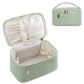 Wandering Nature Vegan Leather Makeup Bag with Brush Organizer