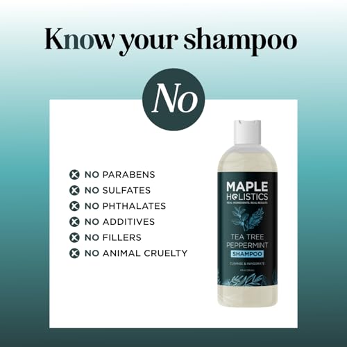 Rosemary Tea Tree Mint Shampoo for Dry Scalp