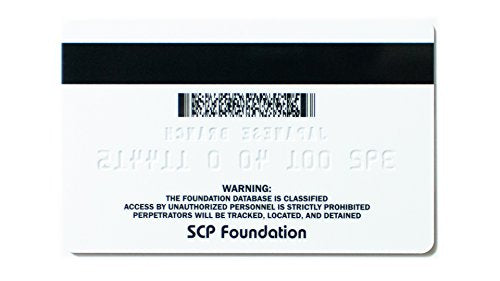 SCP Foundation Level 4 Access Card Wallet - Red RFID Protected