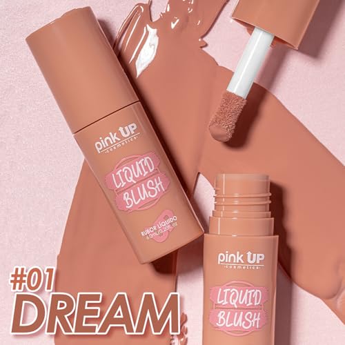 Pink Up Liquid Blush Dream - Long-Lasting Matte Shimmer 6ml