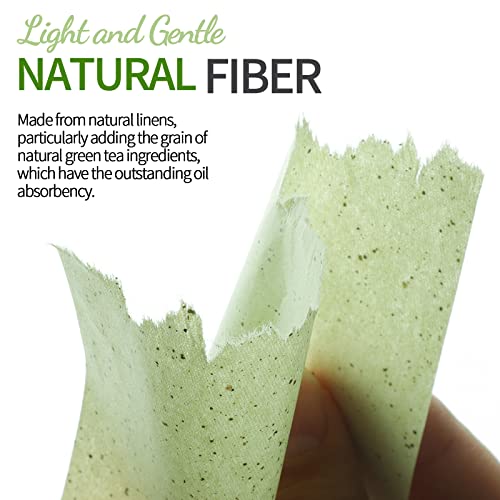 Oil Blotting Sheets for Face, 600 PCS with Green Tea