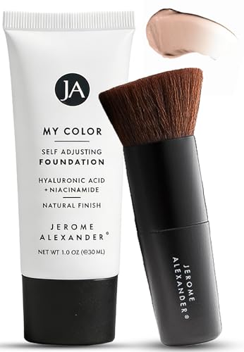Jerome Alexander Self-Adjusting Foundation 2pc Set with Kabuki Brush