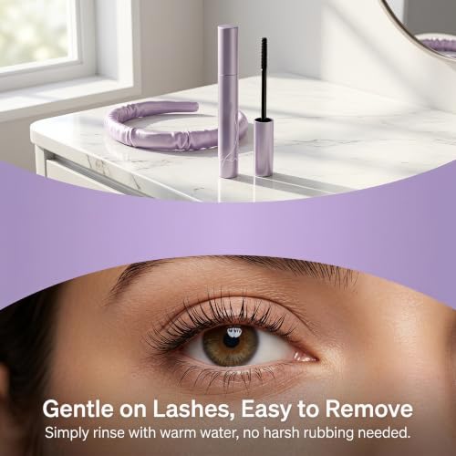 Everlove Mascara for Older Women 1PC - Thicker, Longer, Clump-Free Eyelash Makeup