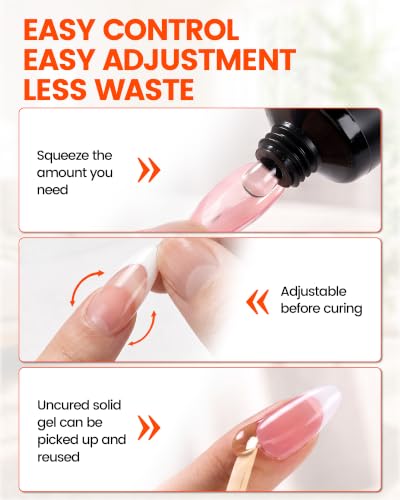 Makartt Solid Nail Glue Gel for Press On Nails - 15ML
