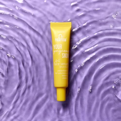 Dr. PawPaw Your Gorgeous Skin 4 In 1 Face Serum - Vitamin C Serum with Papayaluronic and Papaya Extract - Hyaluronic Acid Serum for Face - 1.01 oz