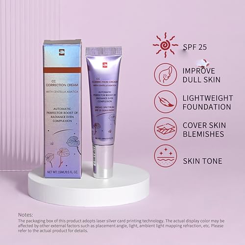 CC Cream Purple SPF 25 Redness Corrector with Centella