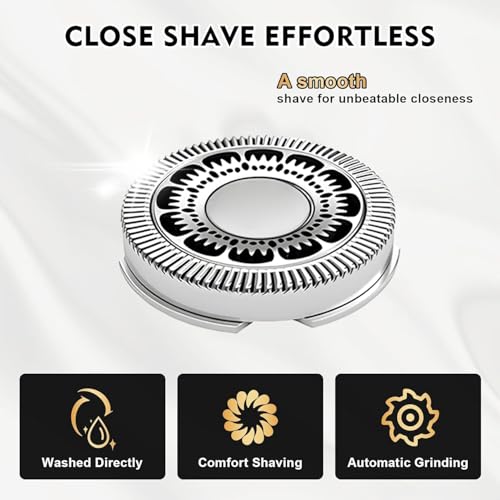SH90 Replacement Heads Compatible with Philips Norelco Series 9000(S9xxx) 8000(S8xxx), Precision Blades for S9311 S8950 SW6700 SW9700 Razor Replacement Head,9 Pack