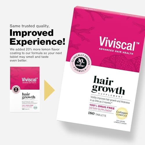 Viviscal Hair Growth Supplements for Women, 180 Tablets