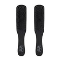 Wet Brush Detangling Hair Brush for Men, Black, Stimulates Scalp & Beard for Fuller Stronger Hair, Intelliflex Detangler Help Bristles Promote Growth & Protect from Breakage, Pain-Free (Pack of 2)