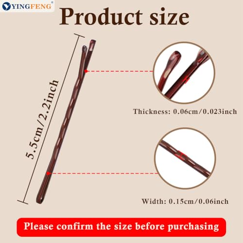 Bobby Pins Brown 330 Count 2.2 Inch Hair Clips