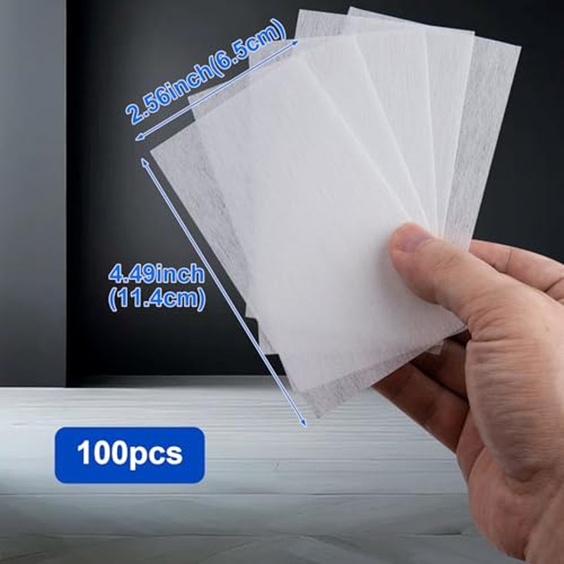 100pcs Hair Perm End Papers, Disposable Breathable Perming Paper