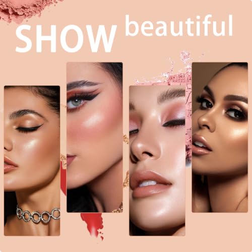 Katiluxiya All-in-One Makeup Gift Set with 78 Colors - Eyeshadow, Lip Gloss & More