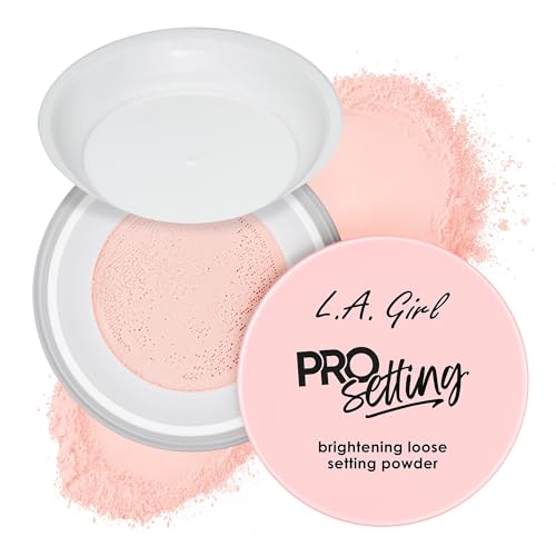 L.A. Girl Pro.Setting Brightening Loose Powder, Soft Pink