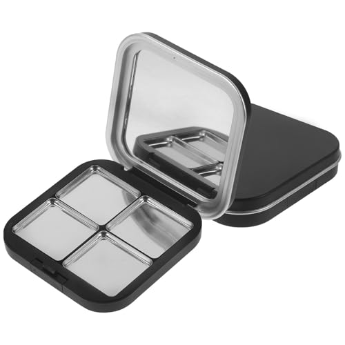 KALLORY Empty Eyeshadow Palette - 3-Grid Magnetic Makeup Container