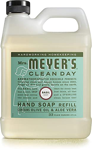 Mrs. Meyer's Clean Day Liquid Hand Soap Refill Pack - Lemon Verbena, Lavender, Basil
