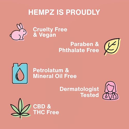 Hempz New Lip Balm Gift Set, Juicy Peach, Dark Red Cherries, Original and Whipped Vanilla, 4 Pack Set