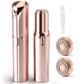Shuangtong Champagne Facial Hair Remover for Women Painless USB Rechargeable Lipstick Size