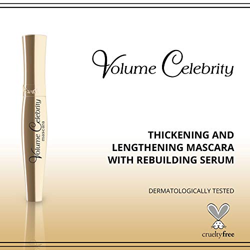 Eveline Volume Celebrity Thickening and Lengthening Mascara with Rebuilding Serum