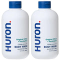 Huron Men¡¯s Moisturizing Body Wash ? Crisp & Invigorating Scent of Citrus, Eucalyptus, Mint, & Aromatic Greens - Coconut Oil, Vitamin E & Witch Hazel ? Vegan, Cruelty-Free - 12.2 fl oz (2 Pack)