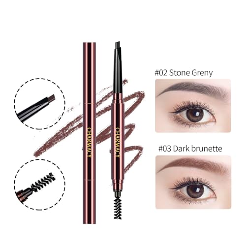 Triangle Eyebrow Pencil Waterproof Smudge-Proof Dual-Ended