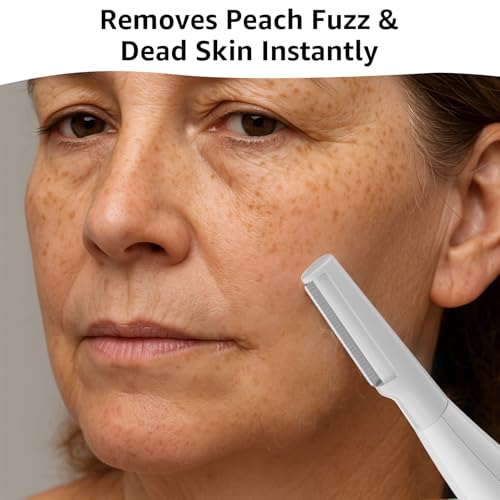 Sonic Dermaplane Razor for Women - 3 Speed Facial Hair Removal