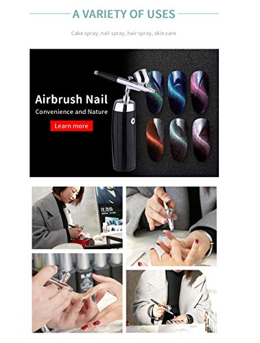 Rechargeable Airbrush Set with Mini Air Compressor for Makeup