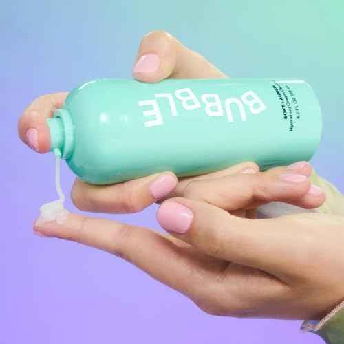 Bubble Skincare Soft Launch Cream Cleanser - Hydrating Facial Cleanser for Dry Skin - Foaming Face Wash Enriched with Avocado Oil to Soothe + Nourish Without Stripping Essential Moisture (50ml)