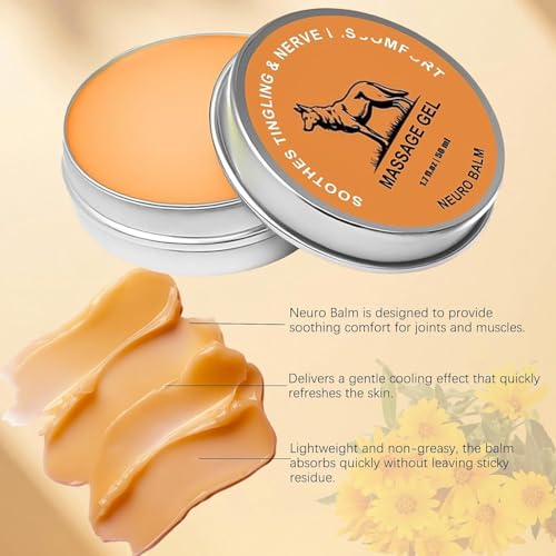 2 PCS The wolf Neuro Balm, Muscle and Joint Builder Balm, Natural Joint Care Soothing Massage Cream£¬Joint Activities Throughout The Body£¬Daily Joint & Muscle Care