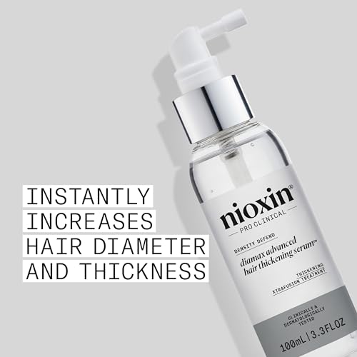 Nioxin Density Defend Diamax Advanced Hair Thickening Serum With Caffeine, Niacinamide & Panthenol For Thicker, Fuller-Looking Hair 3.38 Fl oz