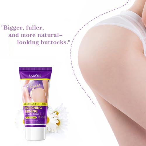 Butt enhancement Firming Cream helps to improve the appearance of fullness and firmness in the buttocks. It supports skin elasticity, providing a more lifted and toned look. 【100% New -1 Bottle】