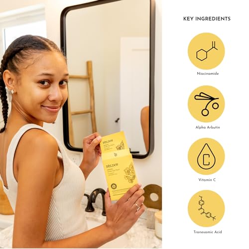 BOLDEN Awake Under Eye Patch | Eye Mask For Dark Circles, Puffiness & Discoloration | Brightening Eye Pads With Niacinamide, Alpha Arbutin, Tranexamic Acid & Vitamin C | 10 Pairs (Pack of 2)